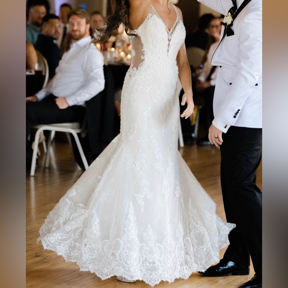 Wedding Dress Size 2 - Picture 6 of 7